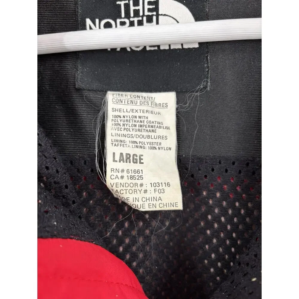 The North Face Vintage Jacket Mens Large Red Black 90s Ultrex Burlington Extreme